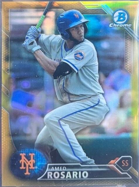 Amed Rosario [Gold Refractor] #BCP-95