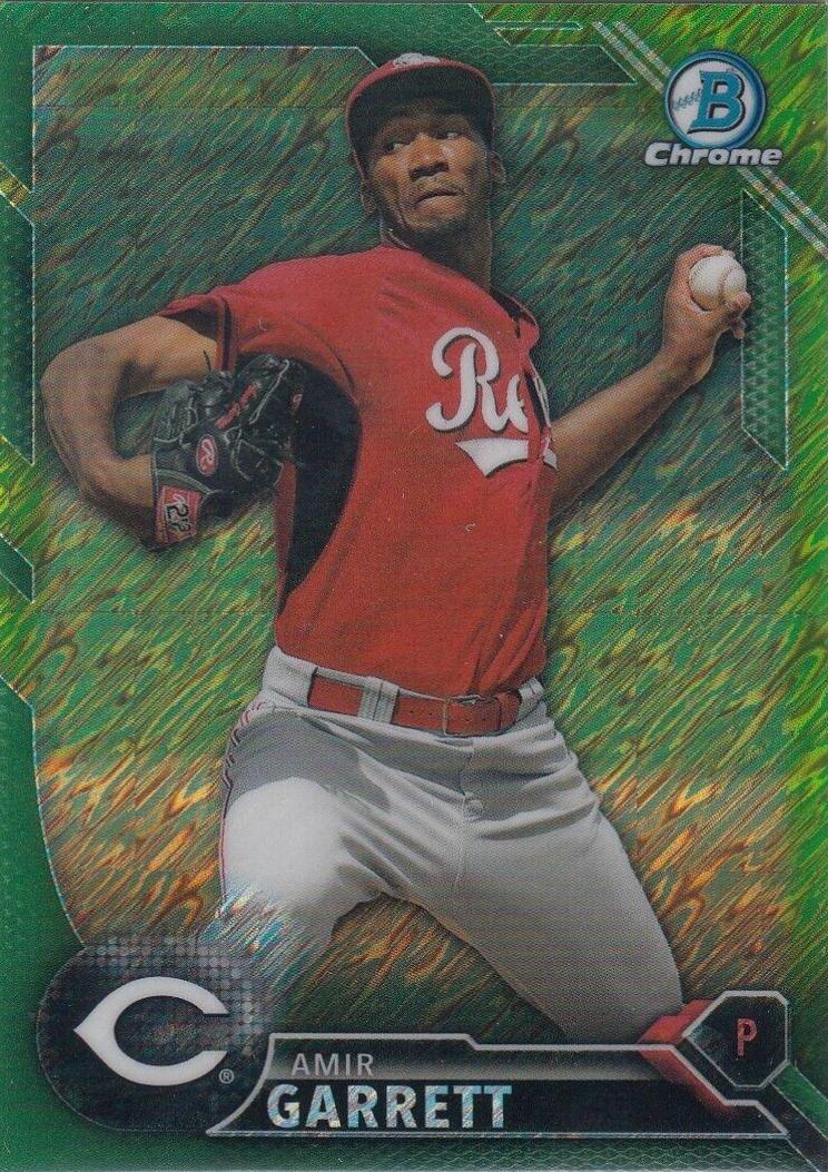 Amir Garrett [Green Refractor] #BCP-99