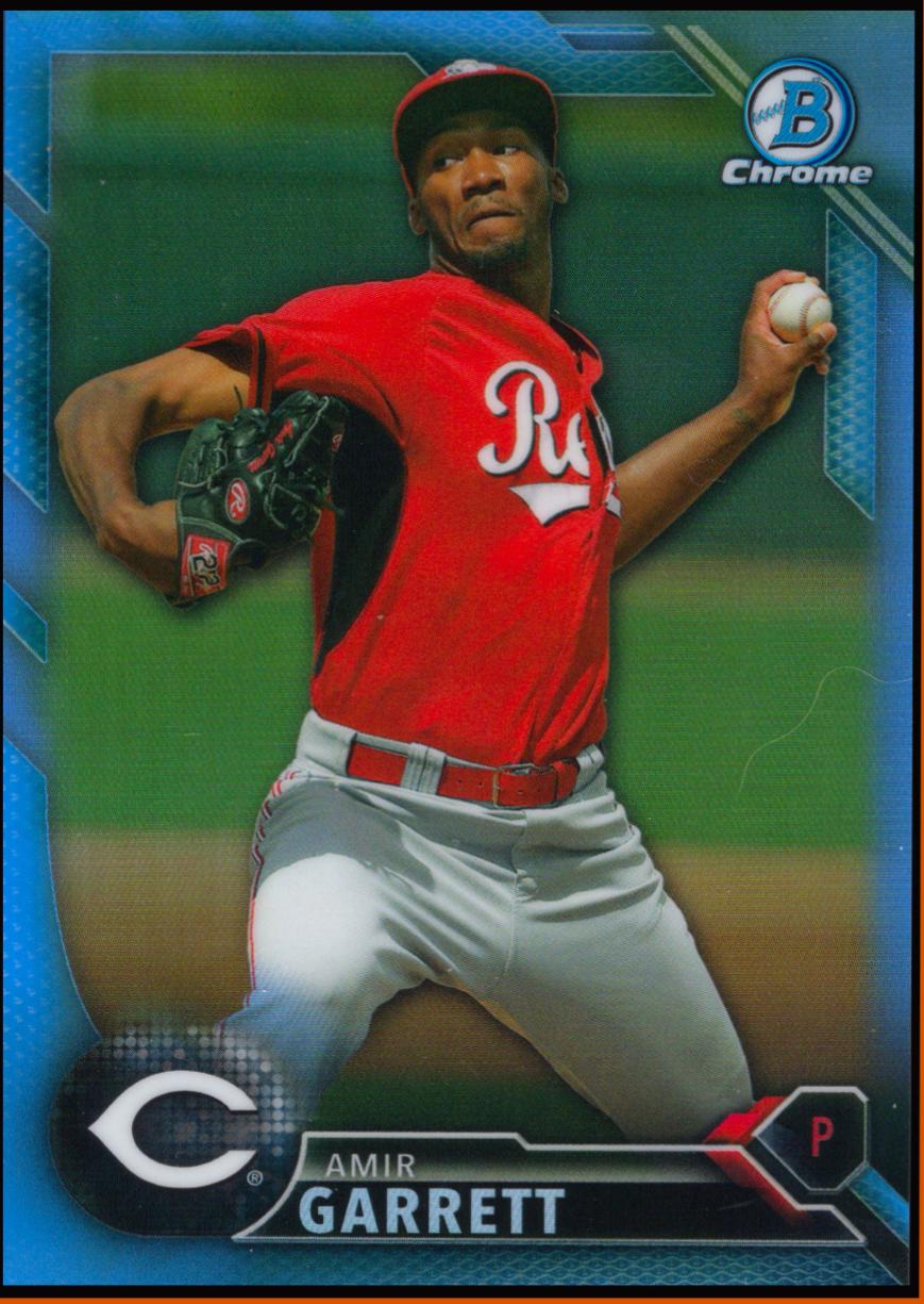 Amir Garrett [Light Blue Refractor] #BCP-99