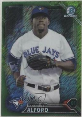 Anthony Alford [Green Shimmer Refractor] #BCP-59