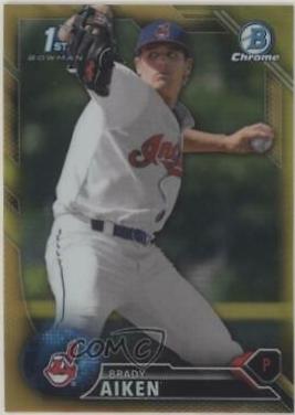Brady Aiken [Gold Refractor] #BCP-7
