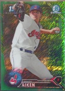 Brady Aiken [Green Shimmer Refractor] #BCP-7
