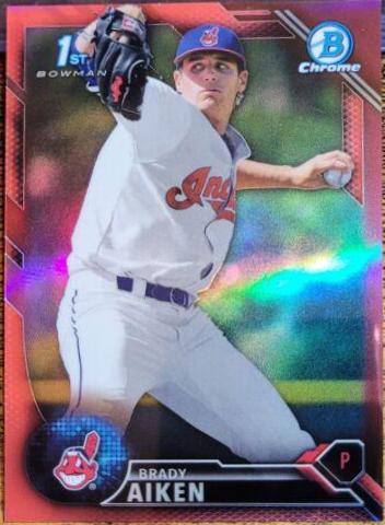 Brady Aiken [Red Refractor] #BCP-7