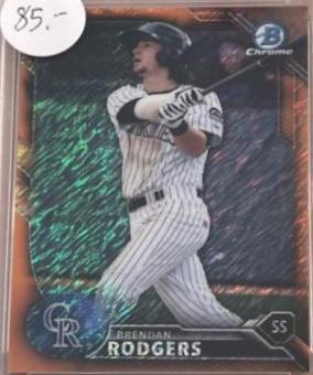 Brendan Rodgers [Orange Shimmer Refractor] #BCP-100