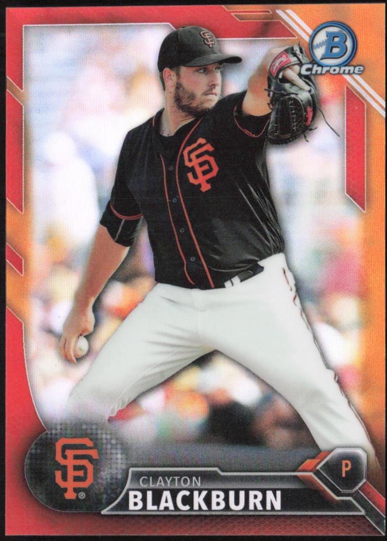 Clayton Blackburn [Orange Refractor] #BCP-181