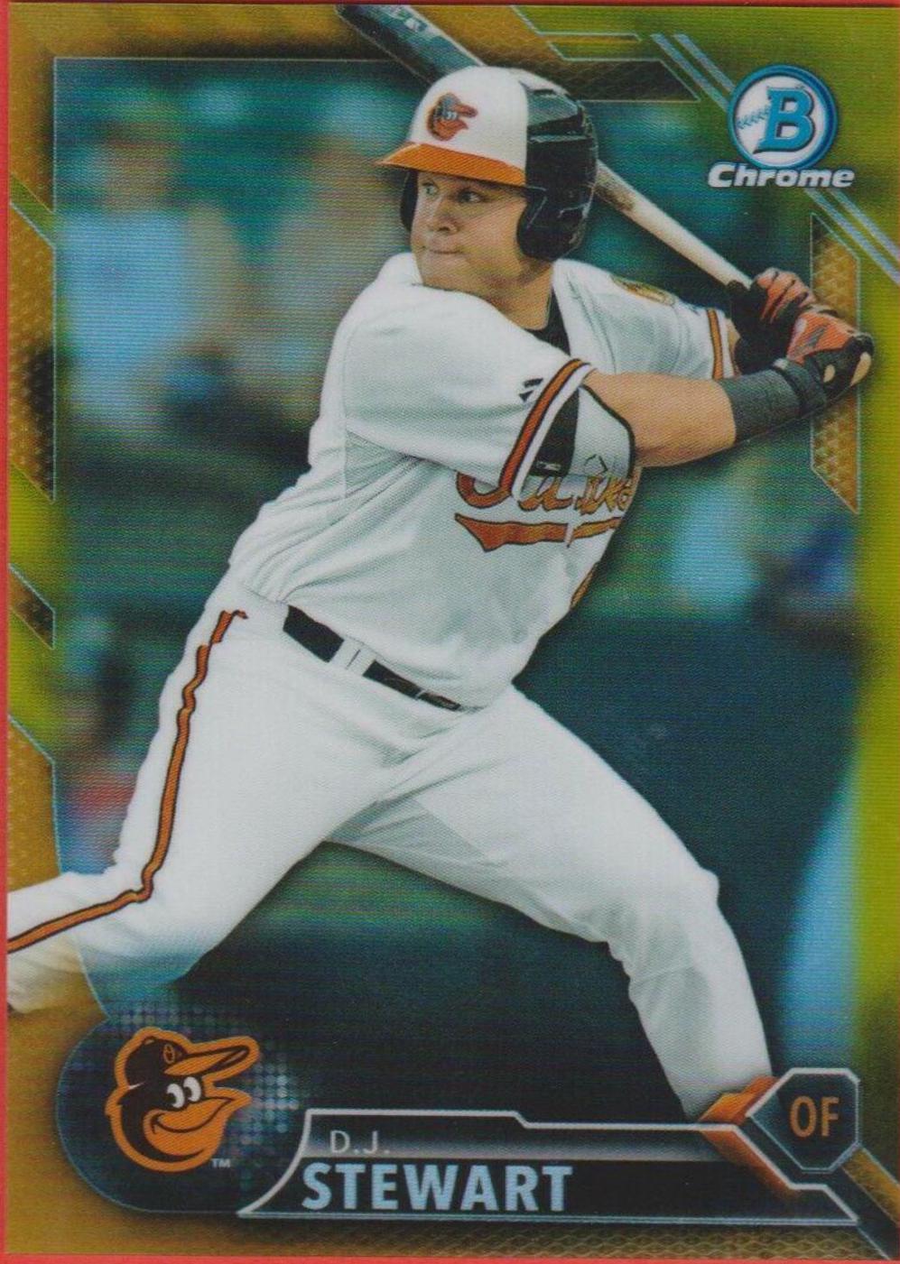 D.J. Stewart [Gold Refractor] #BCP-79