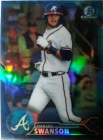 Dansby Swanson [Blue Refractor] #BCP-50