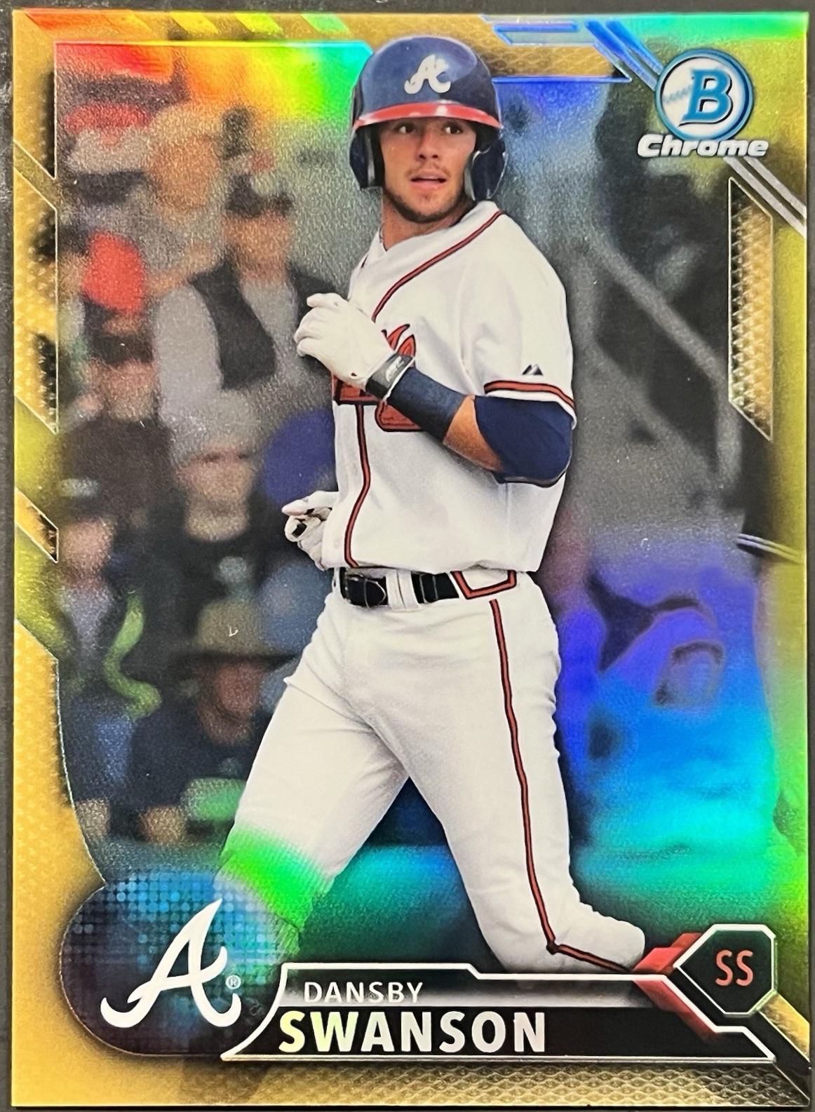 Dansby Swanson [Gold Refractor] #BCP-50