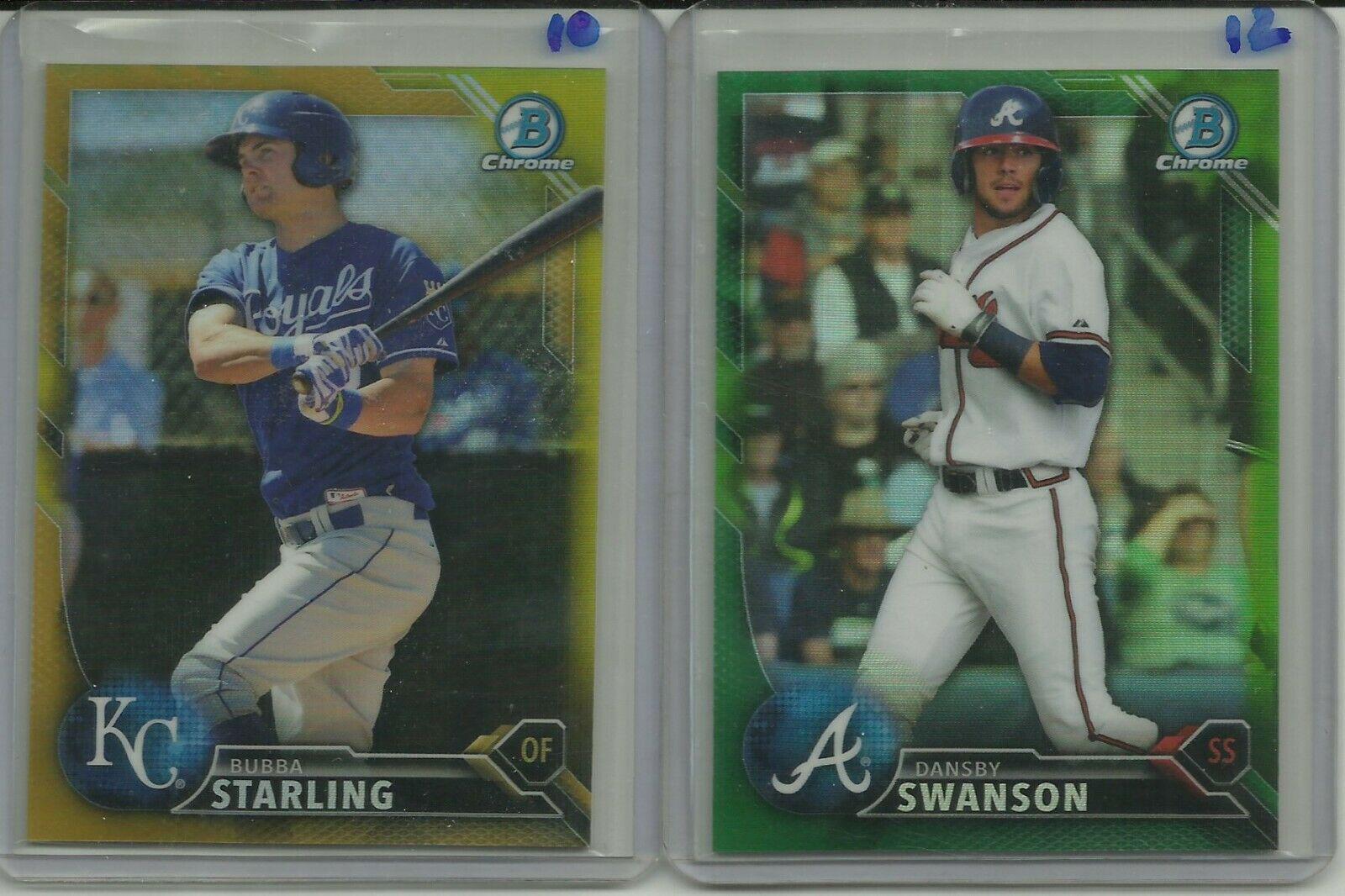 Dansby Swanson [Green Refractor] #BCP-50
