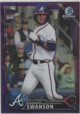 Dansby Swanson [Purple Refractor] #BCP-50