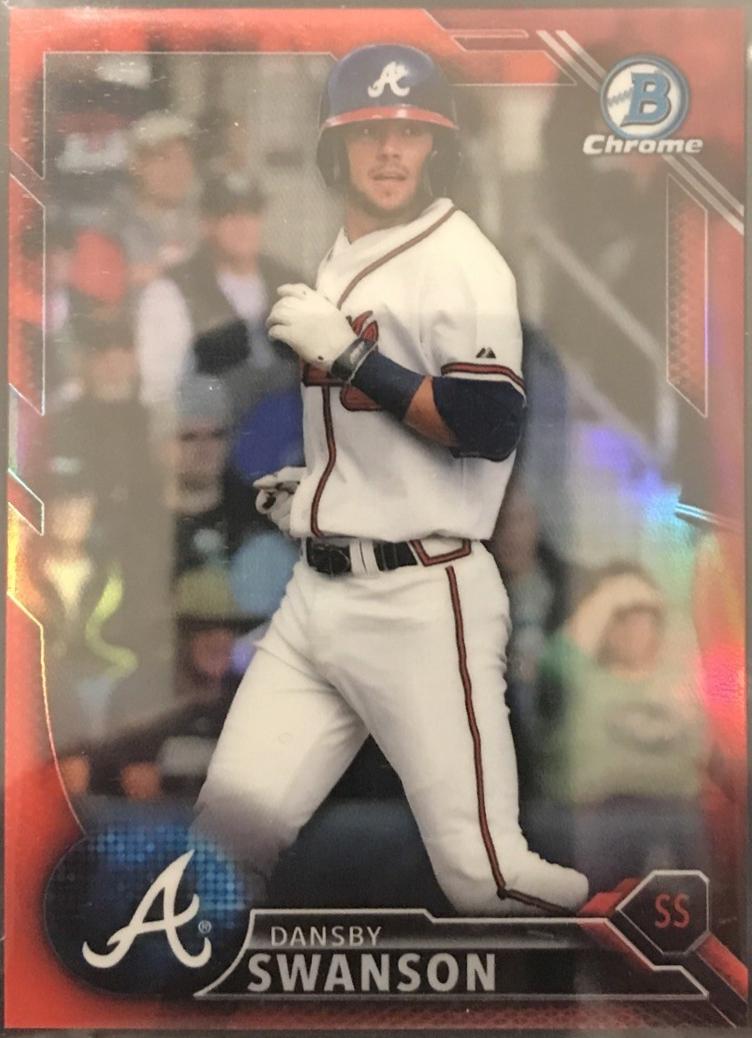 Dansby Swanson [Red Refractor] #BCP-50