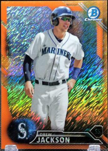 Drew Jackson [Orange Shimmer Refractor] #BCP-19