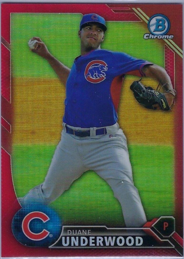 Duane Underwood [Red Refractor] #BCP-101