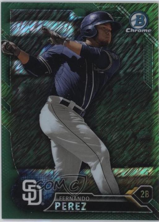 Fernando Perez [Green Shimmer Refractor] #BCP-128