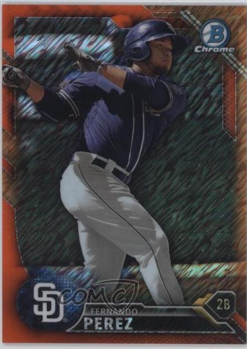 Fernando Perez [Orange Shimmer Refractor] #BCP-128