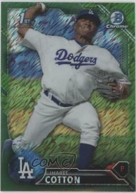 Jharel Cotton [Green Shimmer Refractor] #BCP-26