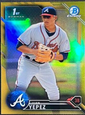 Juan Yepez [Gold Refractor] #BCP-29