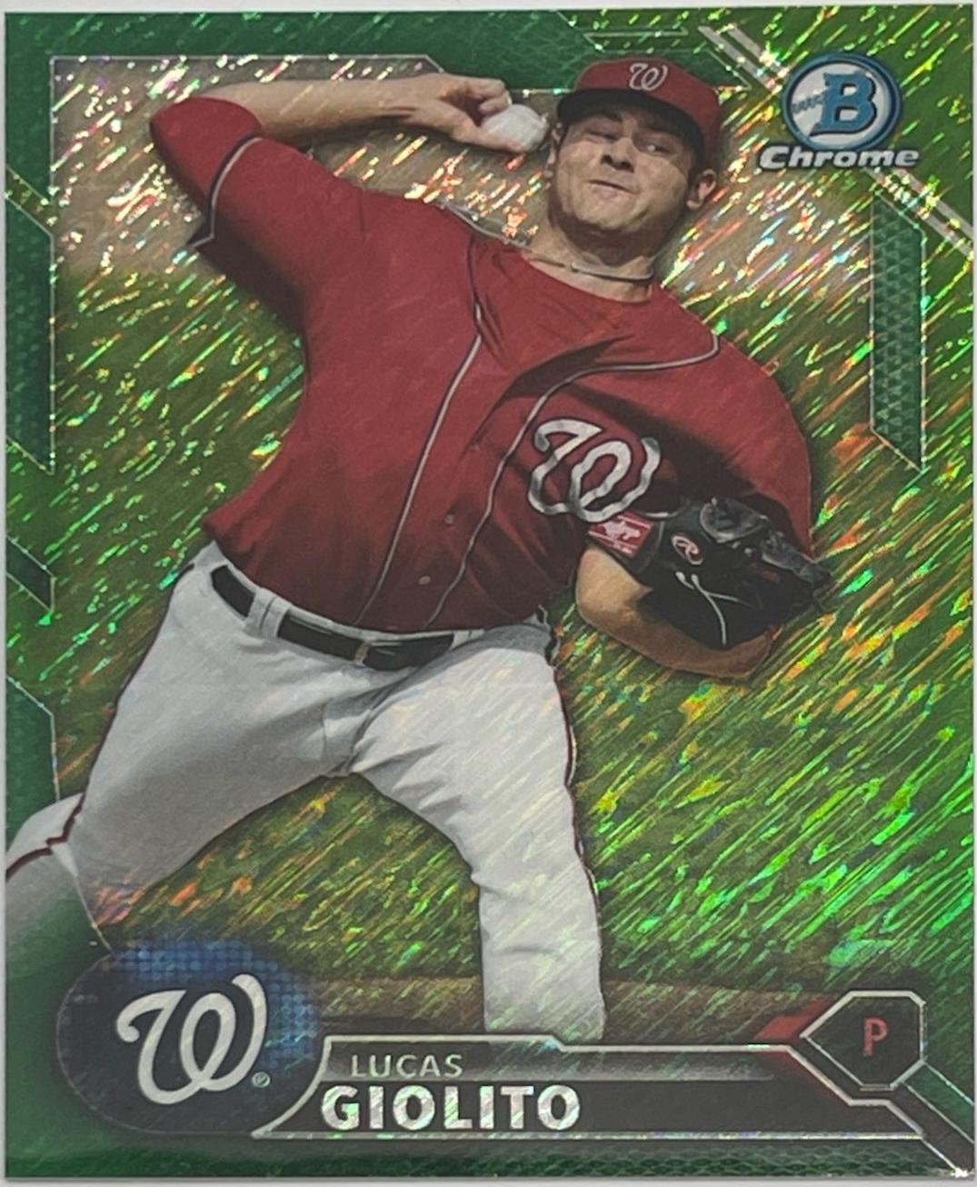 Lucas Giolito [Green Shimmer Refractor] #BCP-150