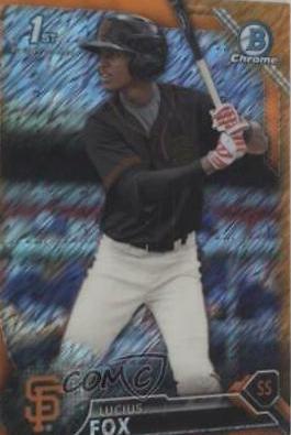Lucius Fox [Orange Shimmer Refractor] #BCP-13