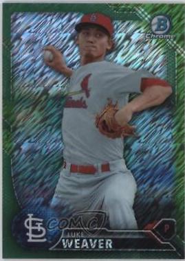 Luke Weaver [Green Shimmer Refractor] #BCP-141