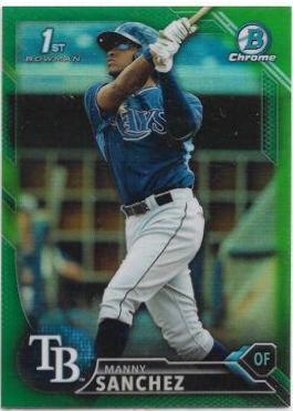 Manny Sanchez [Green Refractor] #BCP-28