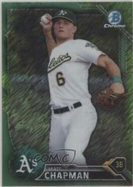 Matt Chapman [Green Shimmer Refractor] #BCP-147