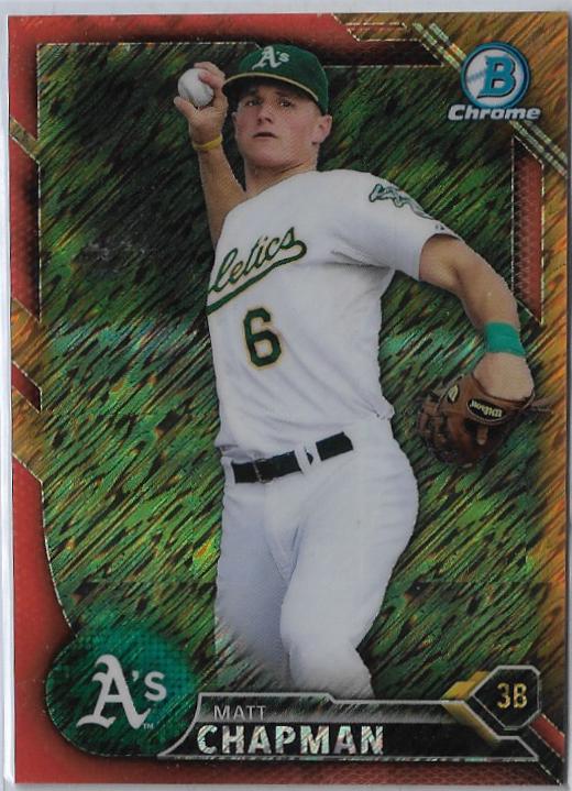 Matt Chapman [Orange Shimmer Refractor] #BCP-147
