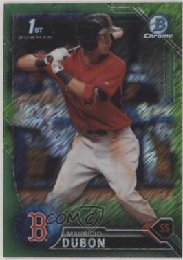 Mauricio Dubon [Green Shimmer Refractor] #BCP-42