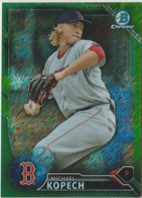 Michael Kopech [Green Shimmer Refractor] #BCP-115
