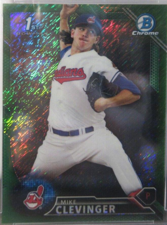 Mike Clevinger [Green Shimmer Refractor] #BCP-52