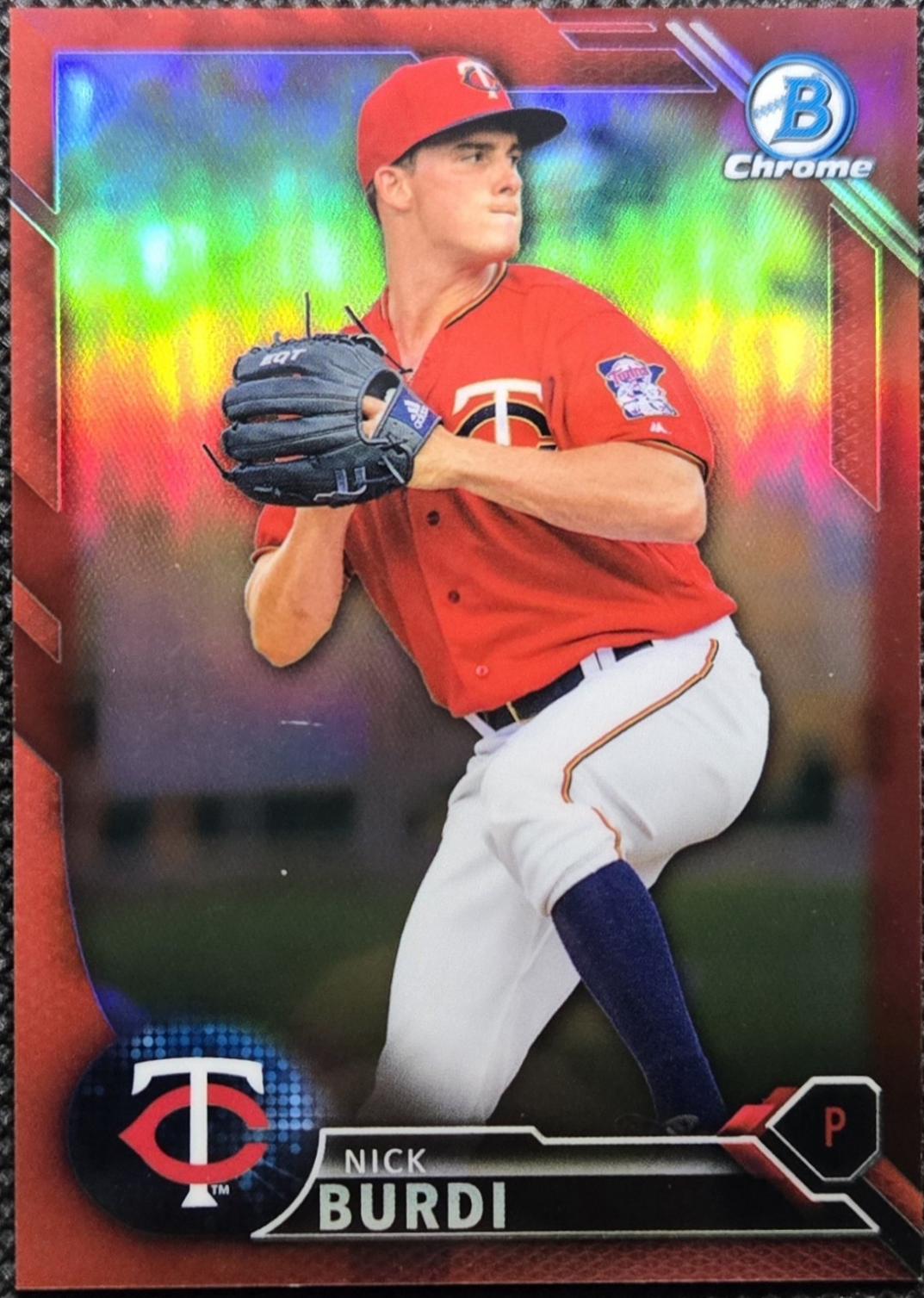 Nick Burdi [Red Refractor] #BCP-226