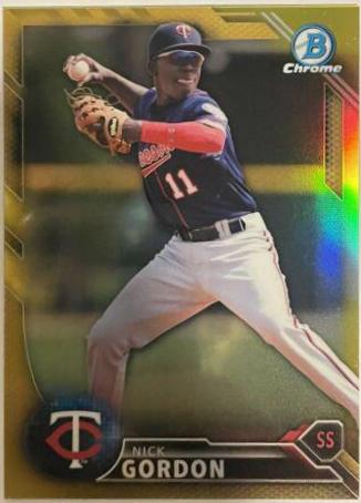 Nick Gordon [Gold Refractor] #BCP-97