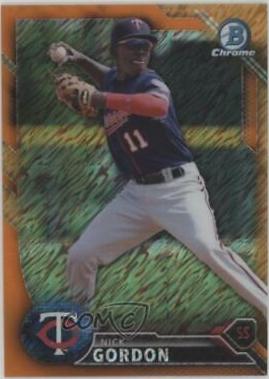 Nick Gordon [Orange Shimmer Refractor] #BCP-97