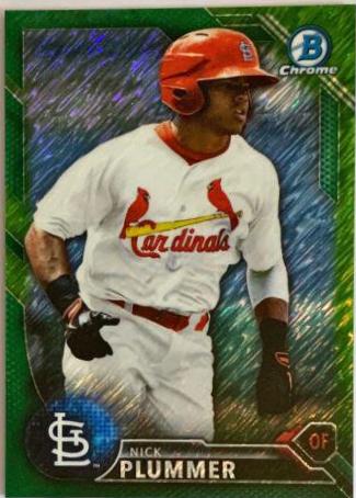 Nick Plummer [Green Shimmer Refractor] #BCP-77