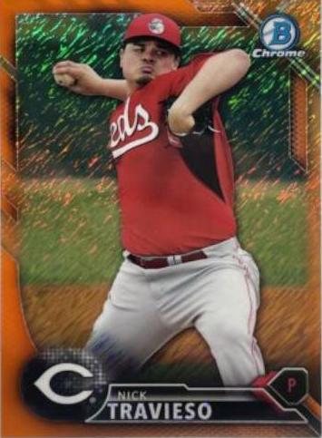 Nick Travieso [Orange Shimmer Refractor] #BCP-149