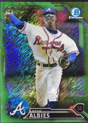 Ozzie Albies [Green Refractor] #BCP-110