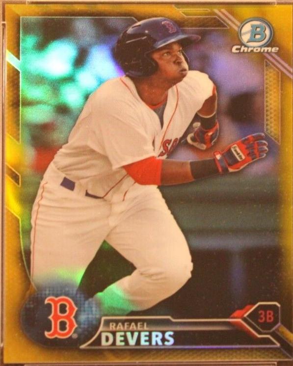 Rafael Devers [Gold Refractor] #BCP-109