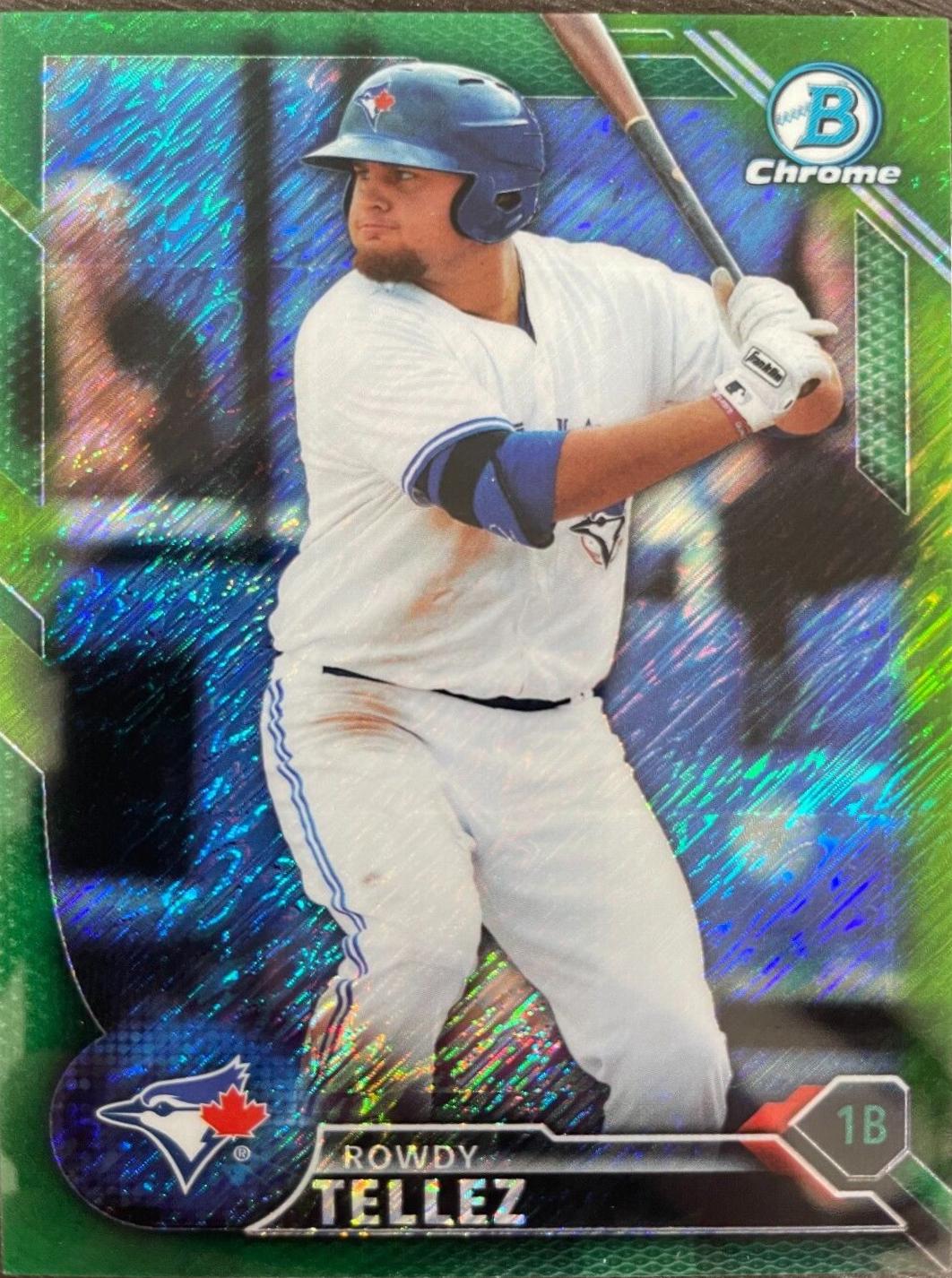 Rowdy Tellez [Green Shimmer Refractor] #BCP-132