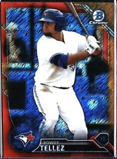 Rowdy Tellez [Orange Shimmer Refractor] #BCP-132