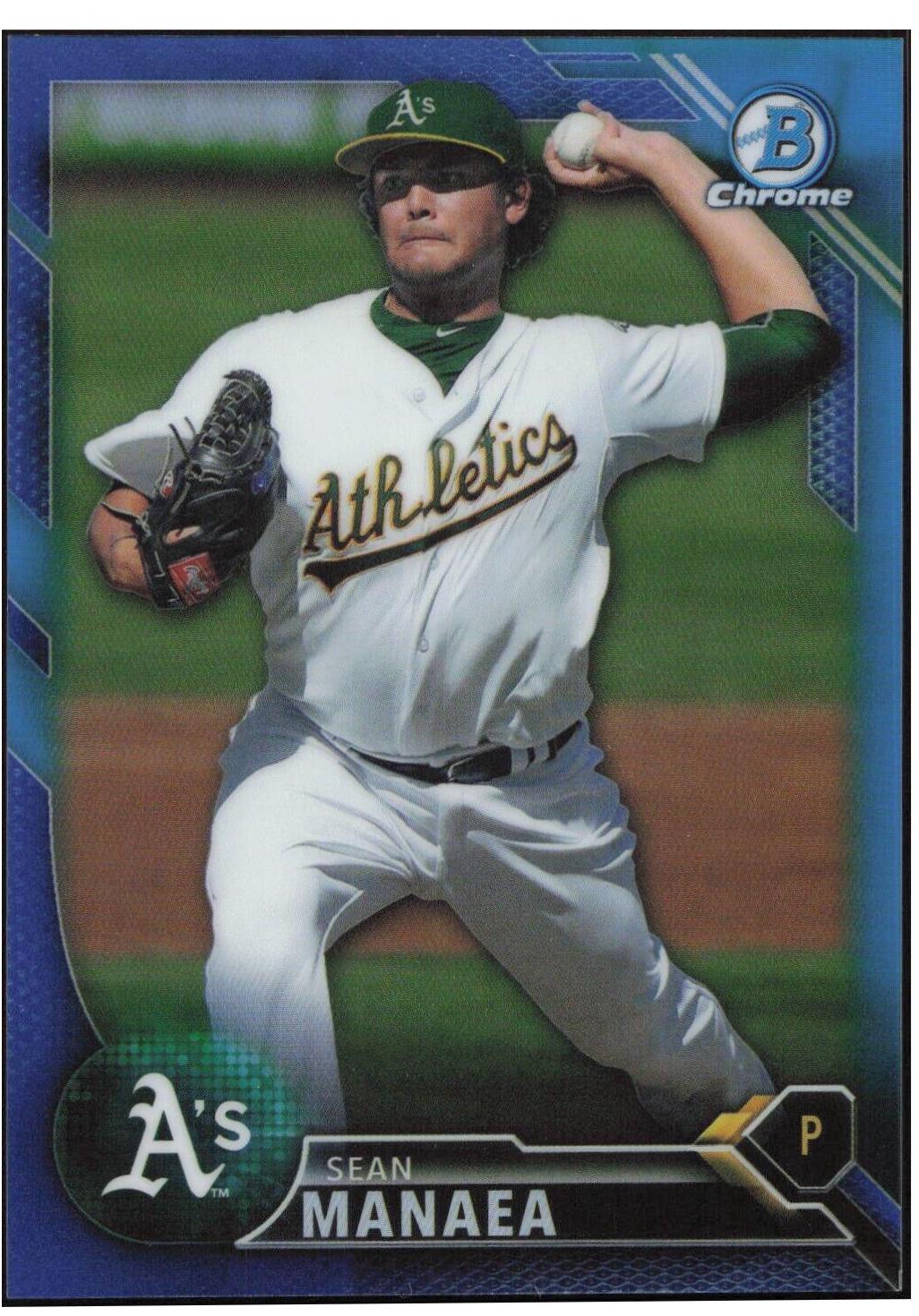 Sean Manaea [Blue Refractor] #BCP-130