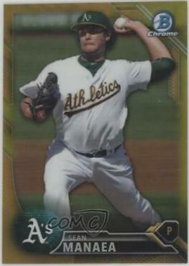 Sean Manaea [Gold Refractor] #BCP-130