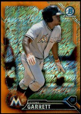 Stone Garrett [Orange Shimmer Refractor] #BCP-9
