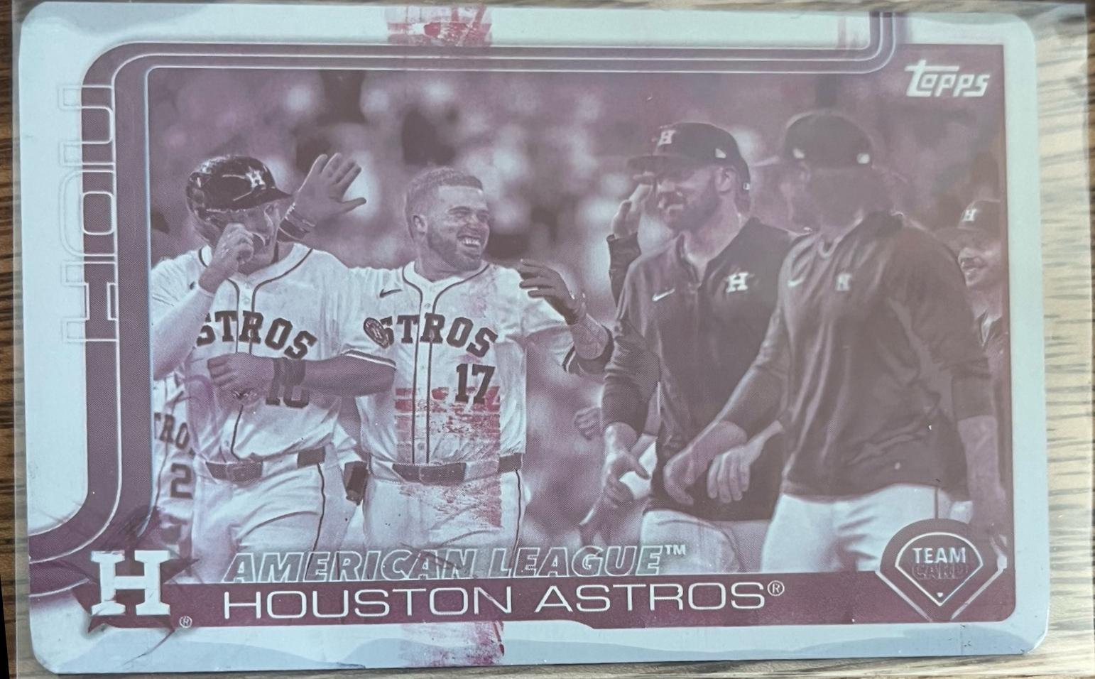 Houston Astros [Printing Plate] #76