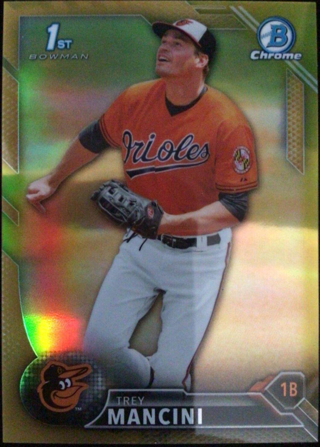 Trey Mancini [Gold Refractor] #BCP-38