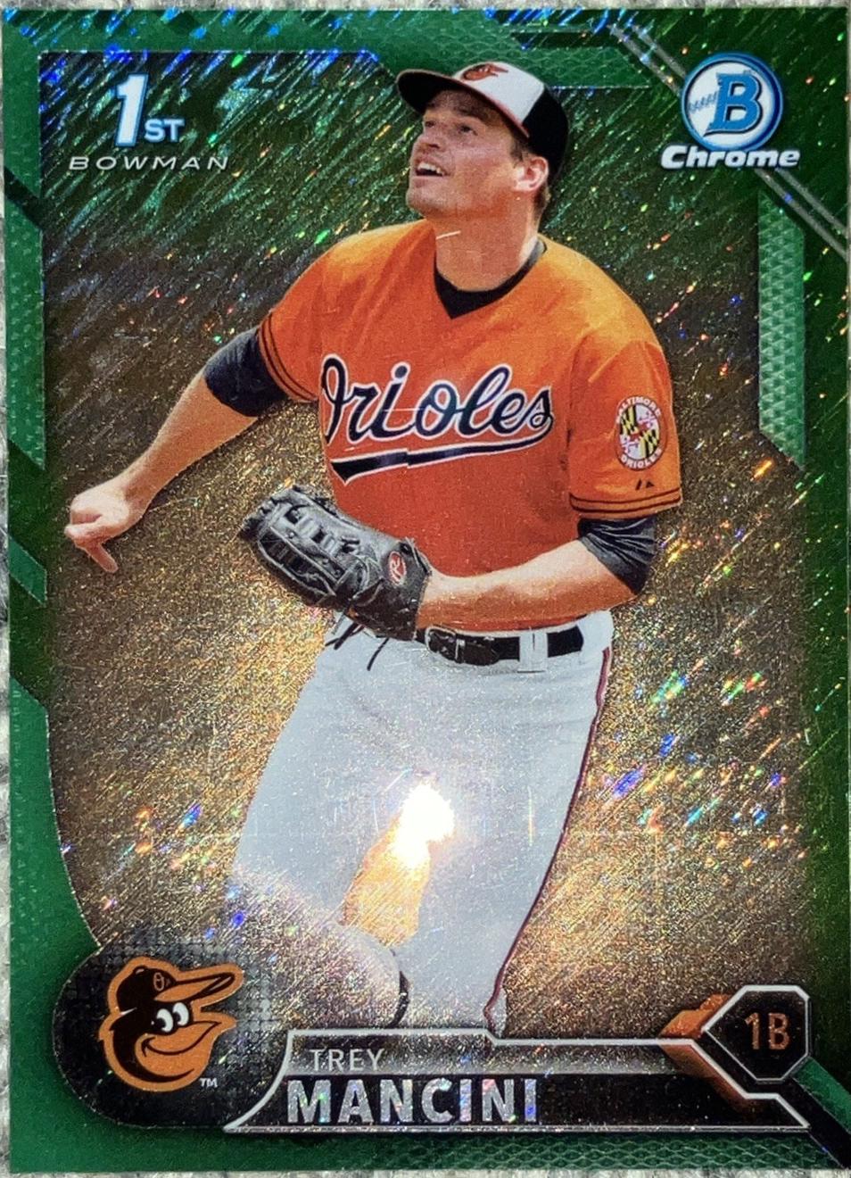 Trey Mancini [Green Shimmer Refractor] #BCP-38