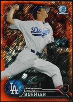 Walker Buehler [Orange Shimmer Refractor] #BCP-78