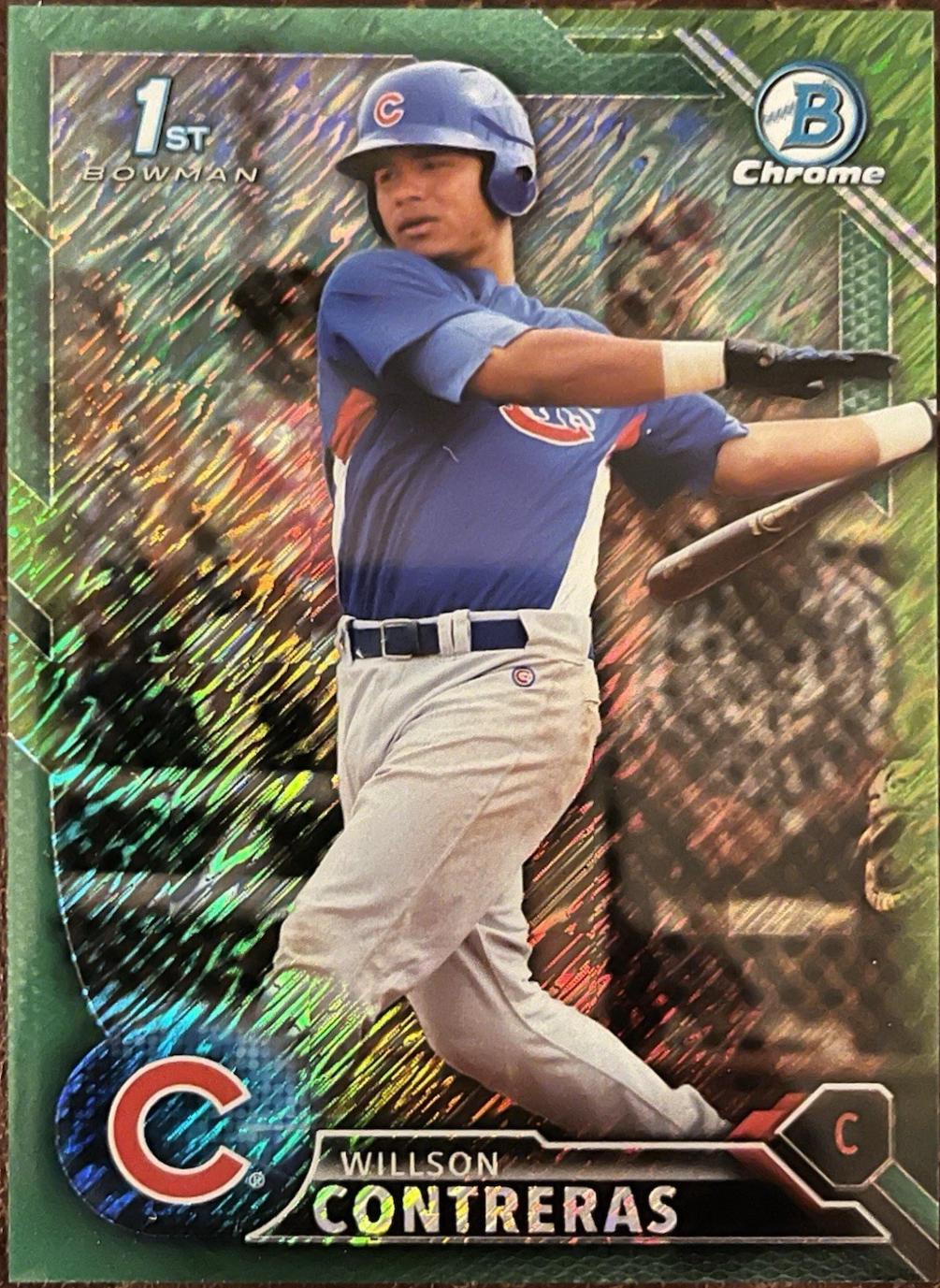 Willson Contreras [Green Shimmer Refractor] #BCP-16