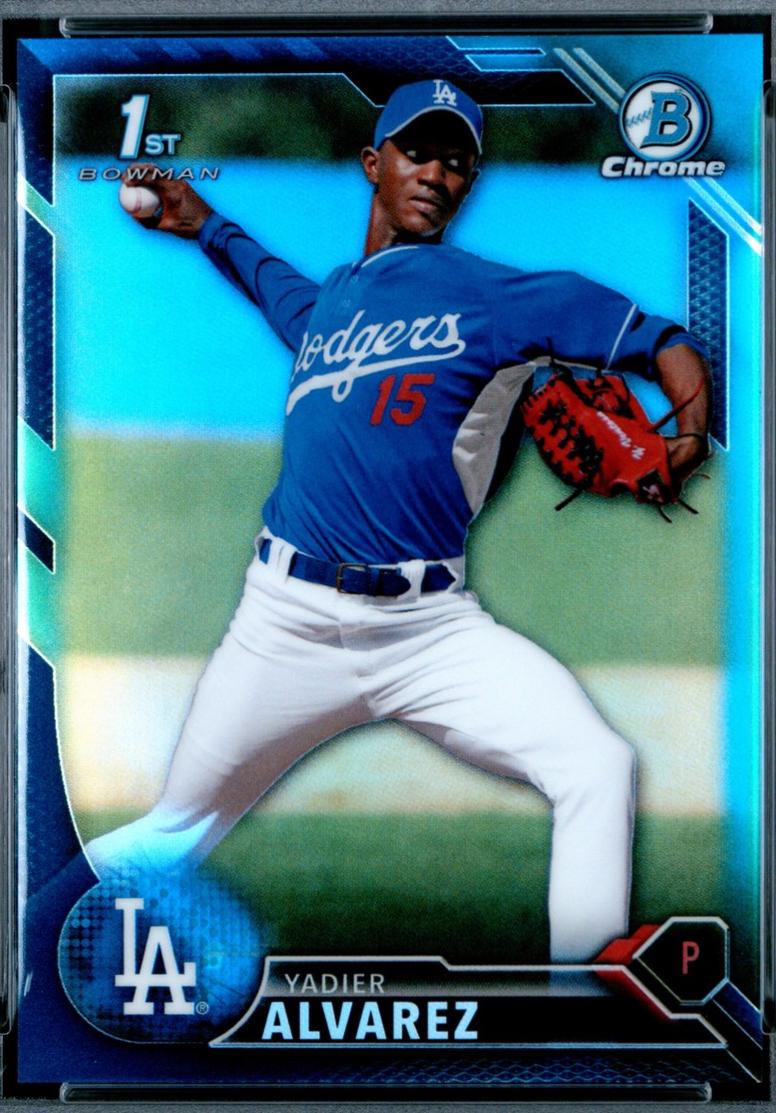 Yadier Alvarez [Blue Refractor] #BCP-5