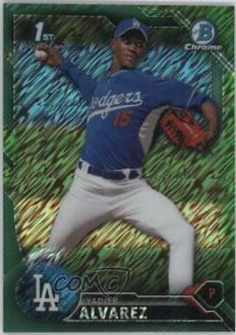Yadier Alvarez [Green Shimmer Refractor] #BCP-5