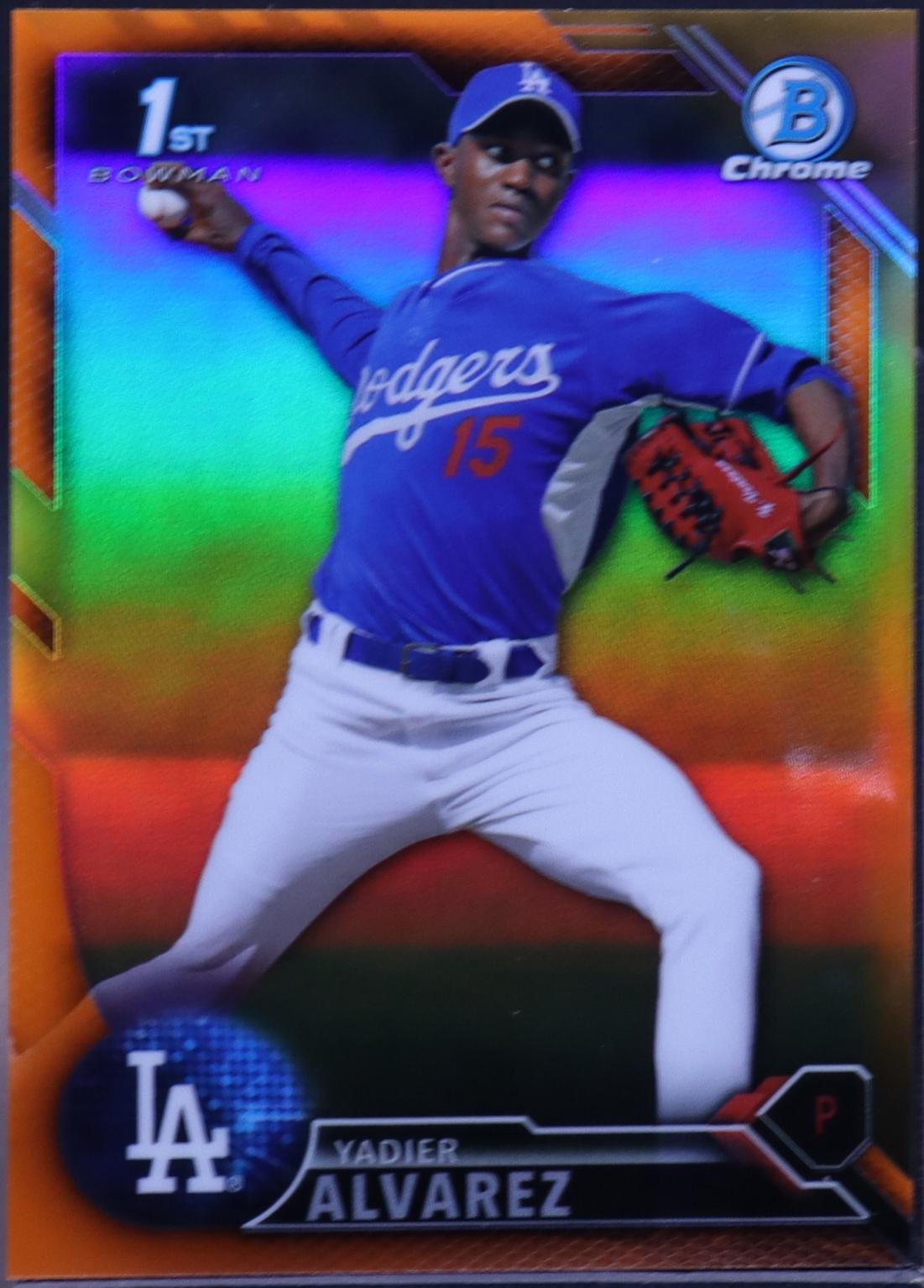 Yadier Alvarez [Orange Refractor] #BCP-5